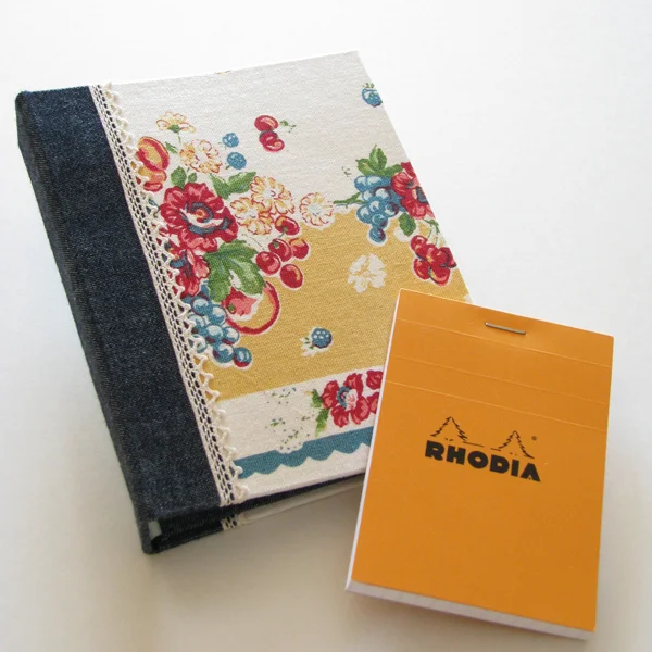 カルトナージュの家庭科教材作品メモパッドの写真