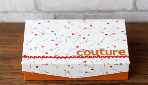 カルトナージュ教材：お道具箱作品の写真