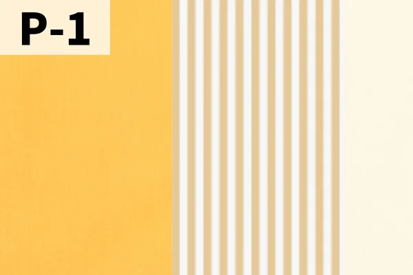 カルトナージュの家庭科教材の色見本：イエロー（P-1）