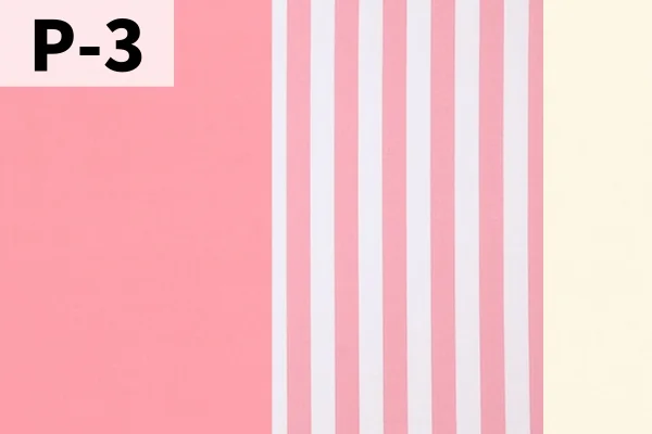 カルトナージュの家庭科教材の色見本：ピンク（P-3）