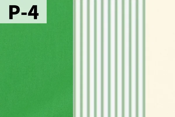 カルトナージュの家庭科教材の色見本：グリーン（P-4）