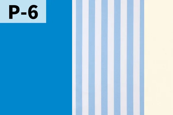 カルトナージュの家庭科教材の色見本：ブルー（P-6）