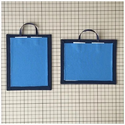 カルトナージュの家庭科教材でフォトフレームを制作する工程：ステップ２の３