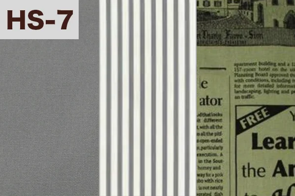 カルトナージュの家庭科教材の色見本：グレー・ストライプ・ニュースペーパー柄の3色ミックス（HS-7）