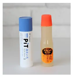 用意する道具として木工用ボンドはピットのりで代用可能の解説用写真