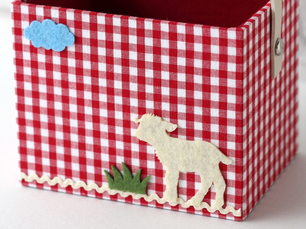 家庭科教材としてのカルトナージュをアレンジした作品例その１７